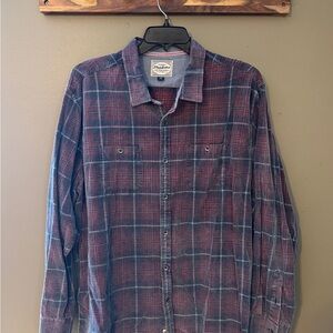 Men’s Flag & Anthem Casual Button Down Shirt